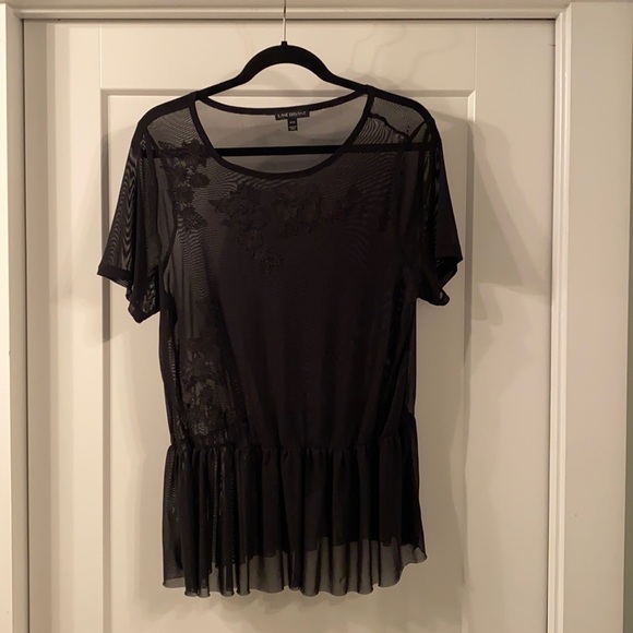 Lane Bryant Peplum Blouse 14/16 - Picture 1 of 2